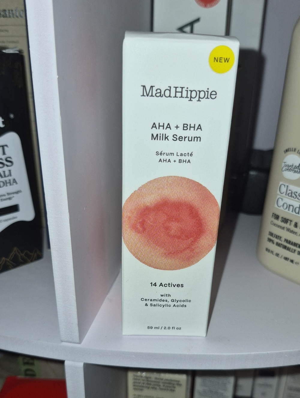Mad Hippie AHA + BHA Milk Serum — Pink Cream Skin Exfoliant